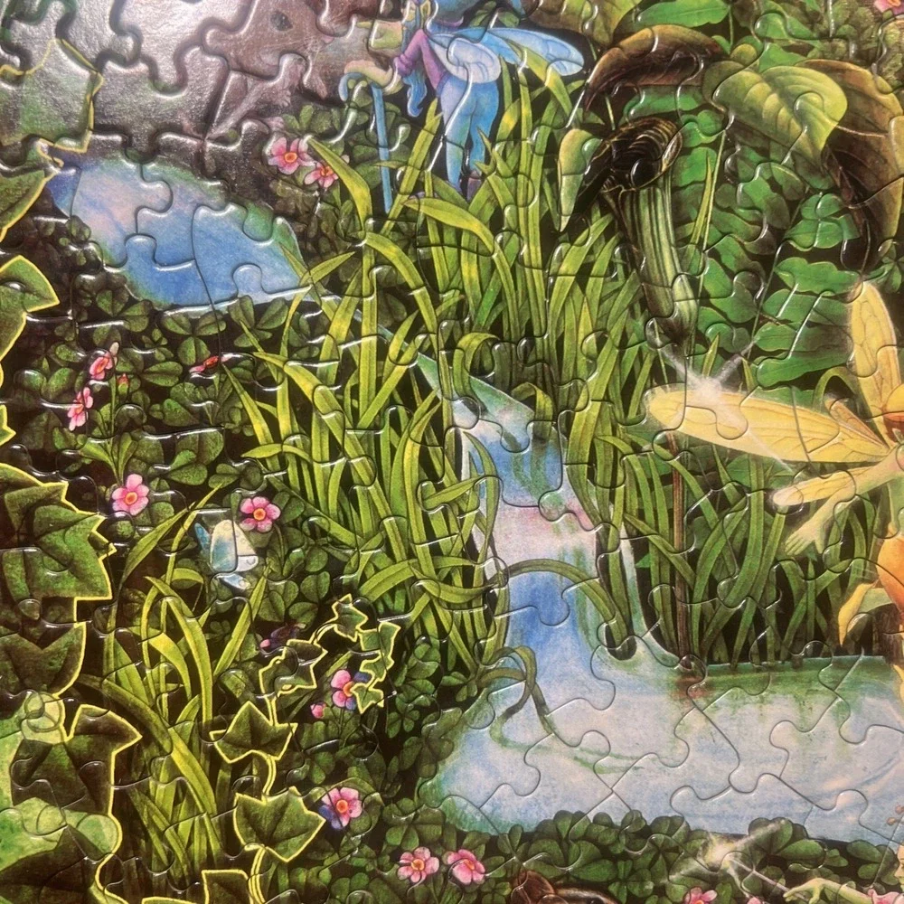 Vintage Eaton Round Jigsaw Puzzle 500 Pcs Fantasia 1980 Complete